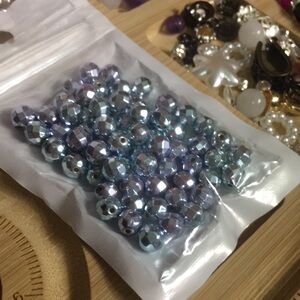 2 Silver Hematite Bracelets